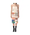 Marine Serre Tube Top Dress