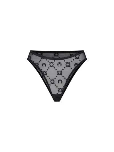 Marine Serre Underwear In Black