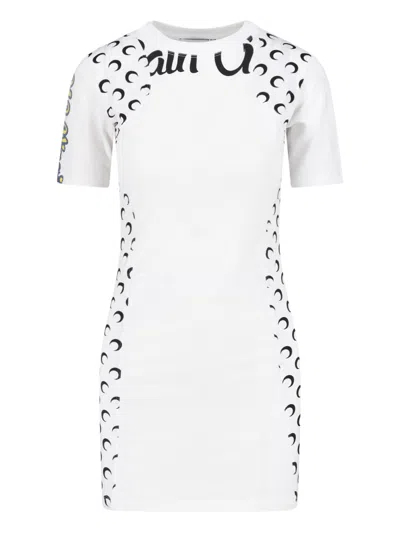 Marine Serre Unique Mini Suit In White