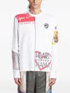 Marine Serre T-shirt In White Cotton