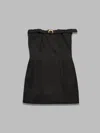 Marine Serre Virgin Wool Twill Mini Dress