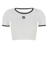 Marine Serre Moon-logo T-shirt In White