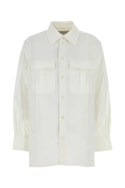 Marine Serre White Cotton Shirt