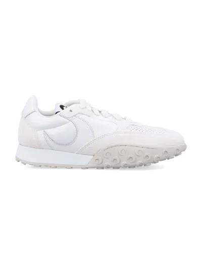 MARINE SERRE WHITE LACE UP SNEAKERS