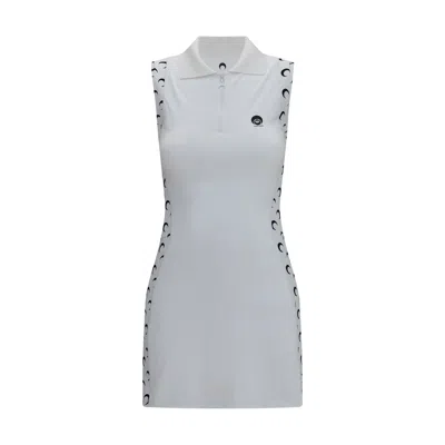 Marine Serre White Polyamide Casual Dress
