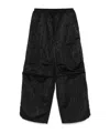 Marine Serre Wide-leg Casual Pants In Black