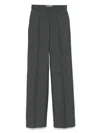 Marine Serre Wide-leg Trousers In Grey