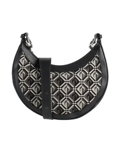 Marine Serre Woman Cross-body Bag Black Size - Cotton, Polyester, Leather