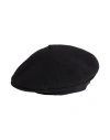 Marine Serre Woman Hat Black Size M Wool In Black