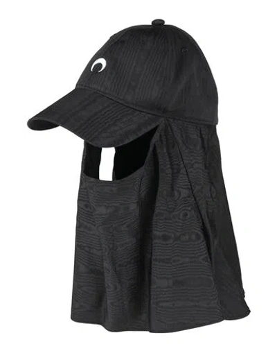 Marine Serre Woman Hat Black Size Onesize Polyester