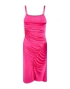 Marine Serre Regenerated Jersey Dress In Pink