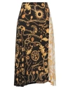 Marine Serre Ornament Jewellery-print Midi Skirt In Black