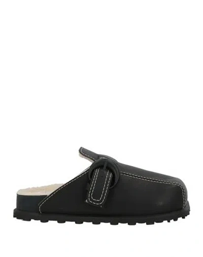 Marine Serre Woman Mules & Clogs Black Size 8 Leather