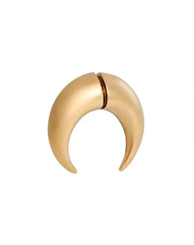 Marine Serre Woman Single Earring Gold Size - Tin