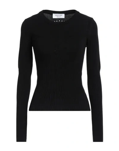 Marine Serre Woman Sweater Black Size M Viscose, Polyester