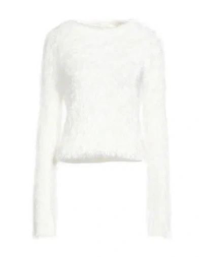 Marine Serre Woman Sweater White Size M Polyamide, Viscose, Polyester