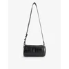 Marine Serre Womens Black Pillow Leather Shoulder Bag In Black