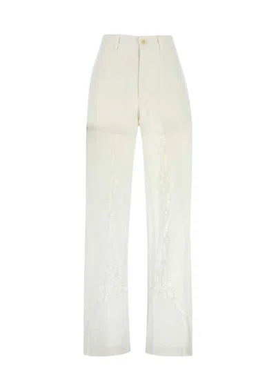 MARINE SERRE WOMEN'S COTTON PANT