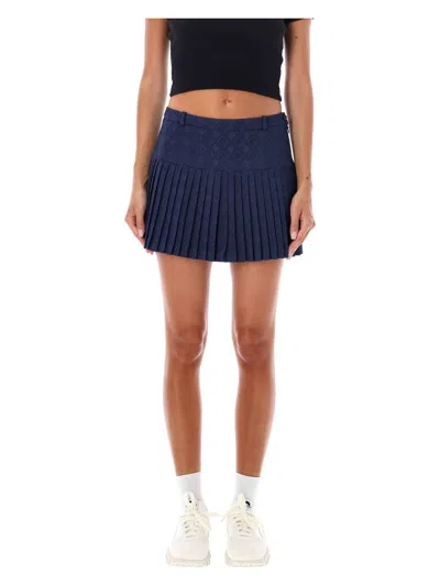 MARINE SERRE WOMEN'S DIAMOND MINI SKIRT