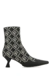 Marine Serre Boots In Multicolor