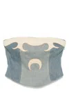 Marine Serre Regenerated Denim Top