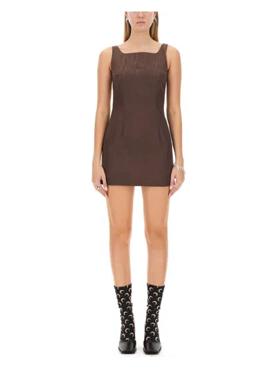 MARINE SERRE WOMEN'S MINI DRESS