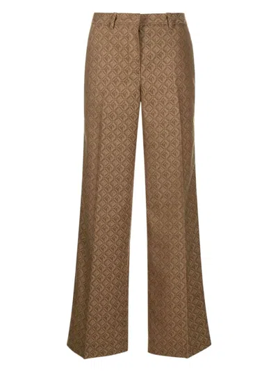 MARINE SERRE WOMEN'S MOON DIAMANT TAILORING TROUSERS