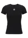 Marine Serre Women 'moon Logo' T-shirt In Black