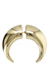 Marine Serre Crescent Moon Earring In Gold