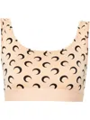 Marine Serre Women Moon Sport Bra In Multicolor