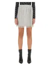 Marine Serre Moon Strass Crewneck Top In White