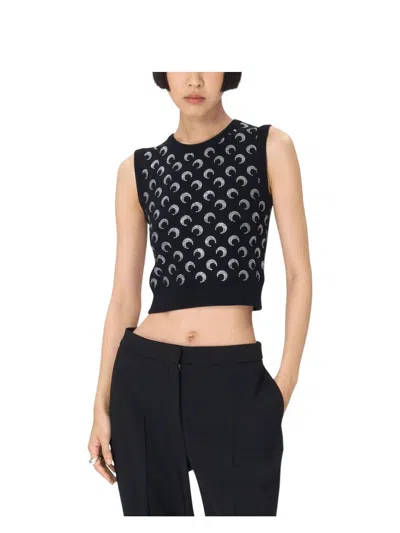 MARINE SERRE WOMEN'S MOON STRASS VEST