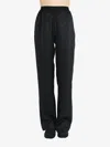 Marine Serre Moon-print Flared Trousers In Bk99 Black