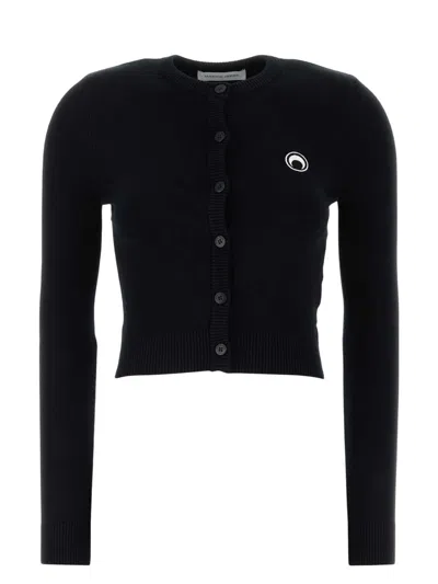 MARINE SERRE WOMEN'S STRETCH VISCOSE CARDIGAN