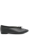 Marine Serre Black Repetto Edition Lilouh Soft Nappa Ballerina Flats In Black