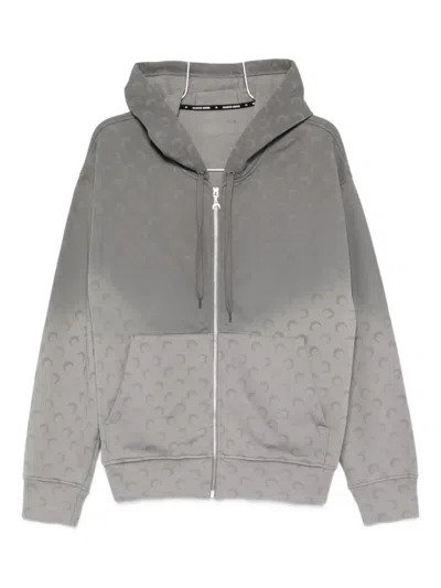 Marine Serre Fabric Sweatshirts In Gray