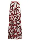 Marinella Piccinno Abstract-print Skirt