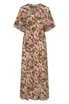 Marinella Piccinno Lucia Printed Silk Dress