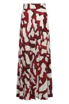 Marinella Piccinno Abstract-print Skirt In Multi