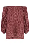Marinella Piccinno Silk Blouse In Brown