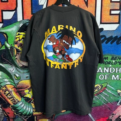 Pre-owned Marino Infantry Bart Tee Size Large In Black