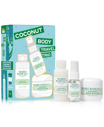 Mario Badescu 3-pc. Coconut Body Travel Set In Transparent