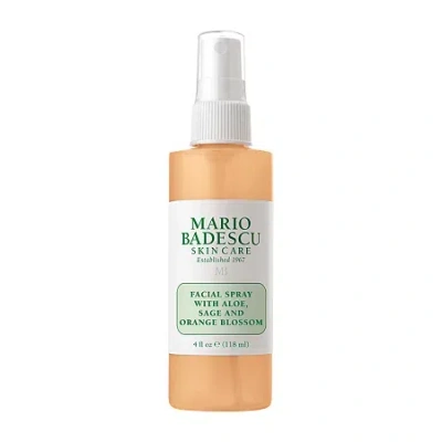 Mario Badescu Facial Spray With Aloe, Sage And Orange Blossom In Transparent
