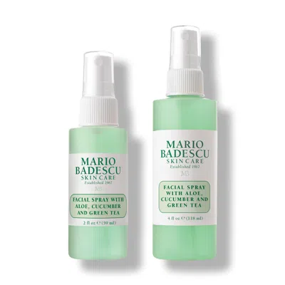 Mario Badescu Facial Spray With Aloe, Cucumber & Green Tea Duo 2 oz & 4 oz