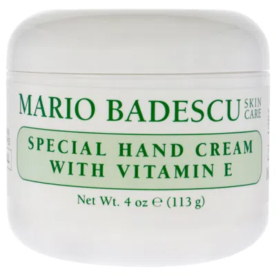 Mario Badescu Hand Cream Vitamin E By  For Unisex - 4 oz Cream In White