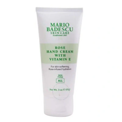 Mario Badescu Ladies Rose Hand Cream With Vitamin E 3 oz Skin Care 785364100237 In White