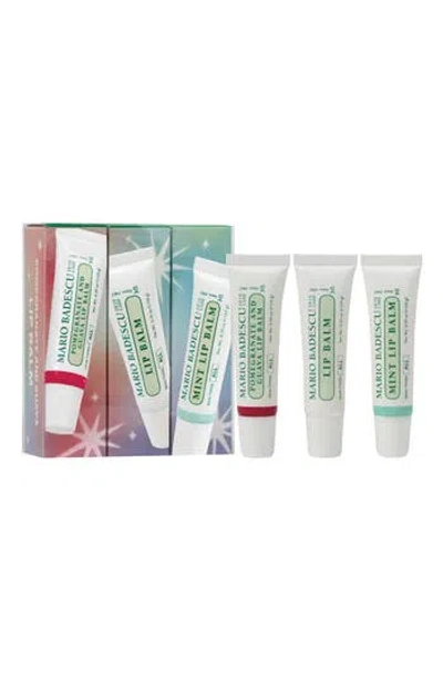 Mario Badescu Lip Balm Trio Set In No Color