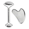 Mario Badescu Stainless Steel Facial Roller And Gua Sha Set