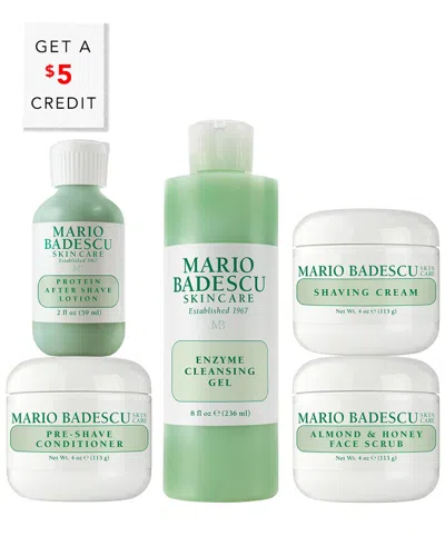 Mario Badescu Unisex Mens Grooming Basics Kit In Green