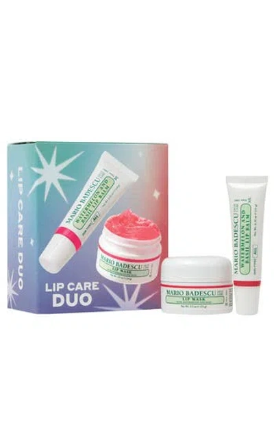 Mario Badescu Watermelon And Basil Lip Duo Set In No Color